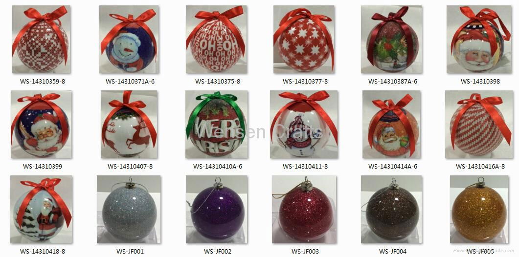 Christmas balls with inner paper 5