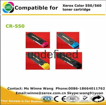 Factory direct sales for compatible Xerox Color 550/560 toner 006R01525/26/27/28