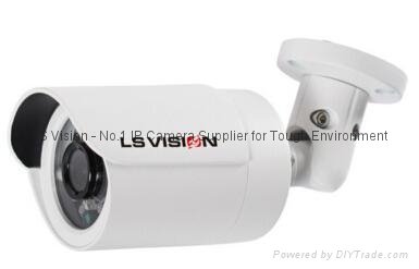 LS Vision H.264 HD 3MP 1080P Fixed Lens IP Waterproof Bullet CCTV Camera With PO
