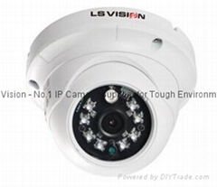 LS Vision HD 1/2.5" Progressive Scan CMOS 3MP Fixed Lens IP Vandalproof Dome CCT