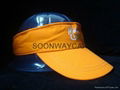 cotton sun visor cap with printing logo