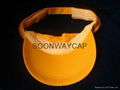 cotton sun visor cap with printing logo