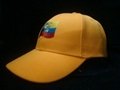 Wholesale Ecuador football cap with embroidery logo