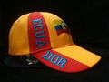 Wholesale Ecuador football cap with embroidery logo