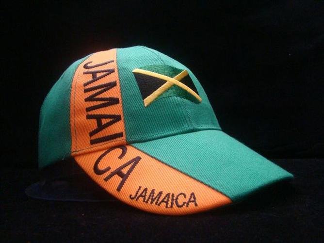 Wholesale Jamaica acrylic football cap 2