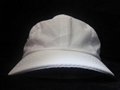 Top quality white Mcirofiber cap with metal eyelets