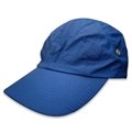 Blue 4-panels microfiber baseball cap