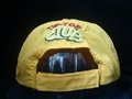 Cute Microfiber kids cap with stitching eyelets