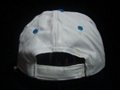 Brush cotton 5 panel cap with contrast eyelets 8