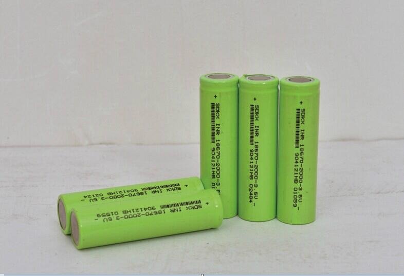 High Rate Li-ion Batteries 2200mAh 18650 cylindric for electric bike 2