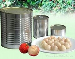 Canned lychee  in syrup