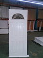 steel panel door with sunburst glass 5