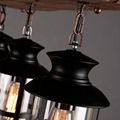 Wood board Chandelier & pendant lights vintage hanging light 2