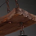 Wood board Chandelier & pendant lights vintage hanging light 4