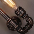 Industrial Lighting Iron Water Pipe Sconce Wall Light