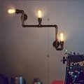 Industrial Lighting Iron Water Pipe Sconce Wall Light 4