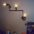 Industrial Lighting Iron Water Pipe Sconce Wall Light