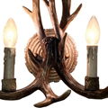 Vintage art deco wall resin lamp led lights wall antler lamp 2