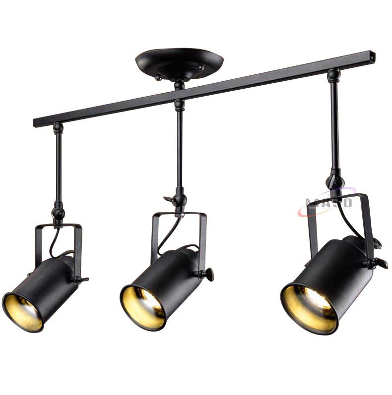 Industrial ceiling led track spot light changeable e27 bulb