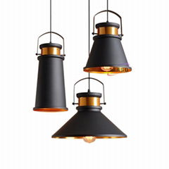 High quality ceilling lighting elegant gold modern aluminum pendant lamp