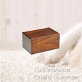 Two-tones Matte Cherry Traditional Pet Funeral Supplies Wooden Pet Cremation Ash