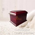 Luxury Good Quality Burlwood Traditional Pet Loss Supplies Cremation Ashes Holde 2