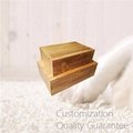Good Quality High Gloss MDF Wooden Pet Loss Cremation Ashes Urn Box 2