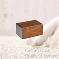 Traditional Rich Cherry MDF Wood Pet Funeral Supplies Cremation Ashes Urn 2