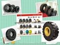 Top quality solid tire forklift  18x7x8 3