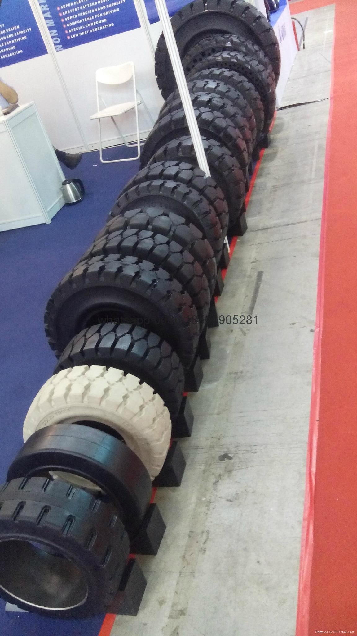 Chinese famous brand solid tire 4.00-8 ,5.00-8 4