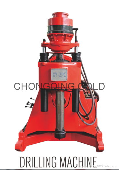 XY-2BTC wheel type crane one of core drilling machine