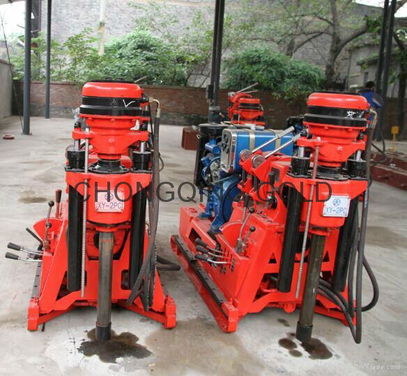 XY-2BTC wheel type crane one of core drilling machine 2