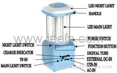 LMC430-NL SOLAR LED LANTERN WITH MULTIMEDIA SPEAKER & LED Night light 