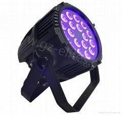 18*15W RGBWAUV IP65 Par Light, LED Par Light outdoor use UV led light 