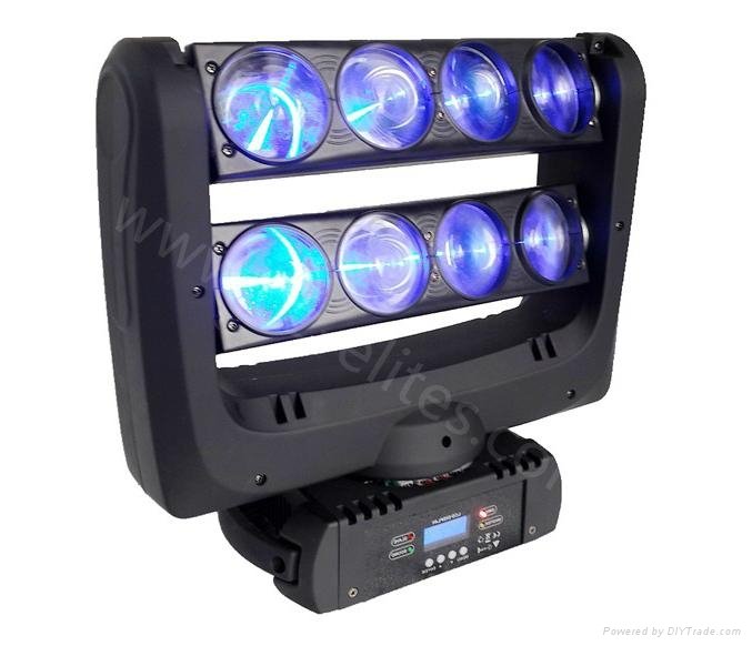  8*10W 4in1 LED Spider Beam Moving Head Light 2