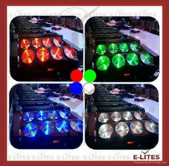  8x10W RGBW 4 in 1 LED spider light