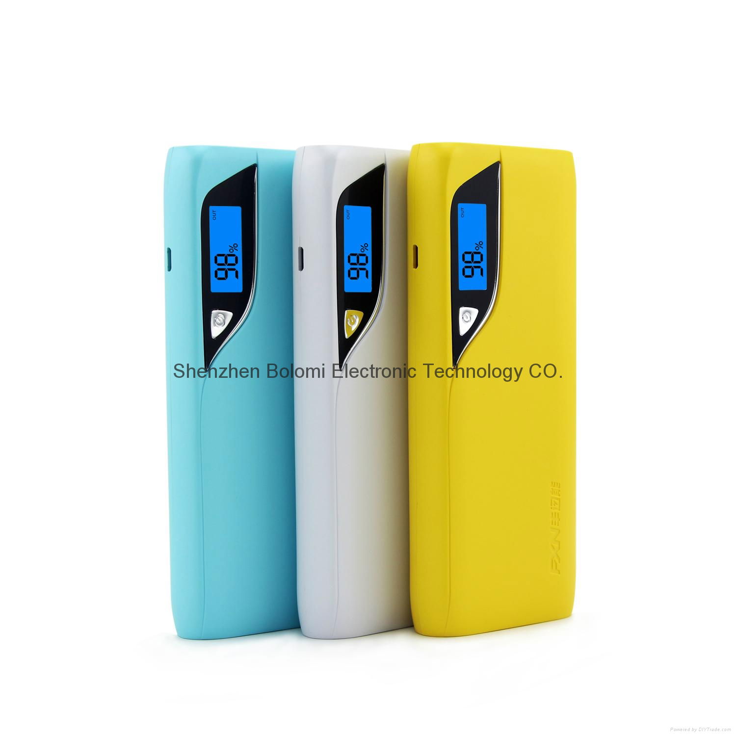 Emergency portable power bank 15000mah LCD power bank for iphone tablet samsung  4