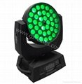 36*10W RGBW 4in1 LED Wash&Zoom Moving