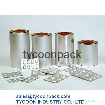 PVC coated pharma blister aluminum foil