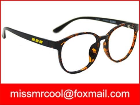 Fashion Lady Leopard black eyewear frame with TR90 material Optical frames 3