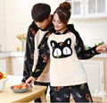 2015 flannel Pajama couple suits Long-sleeved leisure homewear 1