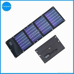 12W amorphous folding and flexible solar charger