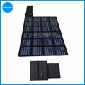 60W amorphous flexible and foldable solar charger 1