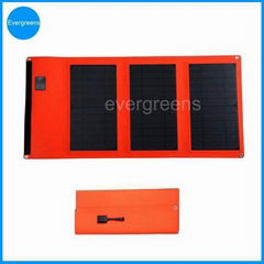 25W 15V folding monocrystal solar battery charger