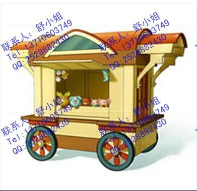 欧式商业街售货车