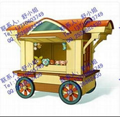 歐式商業街售貨車