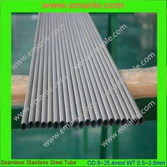 Diameter 6mm~25.4mm Seamless Stainless Steel Pipe