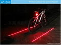 Bicycle laser tail light