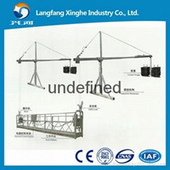 Aluminum facade cleaning suspended platform ZLP800