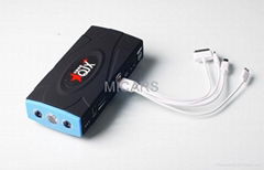 Multifunctional 3 LED Color SOS 16800 mAH Power Car Jump Starter